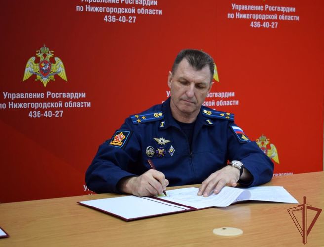 В Нижнем Новгороде подписано соглашение о сотрудничестве регионального Управления Росгвардии, образовательных учреждений и организации «Краповый берет»