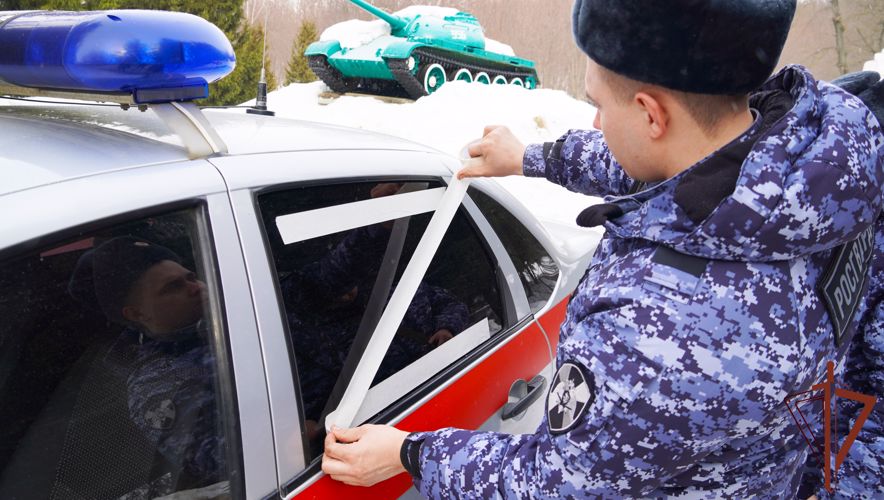 Росгвардейцы провели патриотическую акцию в Тульской области