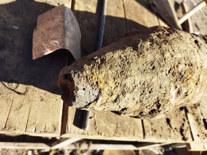 Группа разминирования нижегородского ОМОН Росгвардии обследовала снаряд времен войны