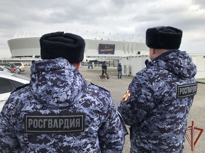 Росгвардия обеспечила безопасность матча РПЛ в Ростове-на-Дону