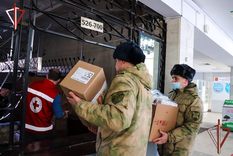 Росгвардейцы из Йошкар-Олы организовали сбор гуманитарной помощи беженцам