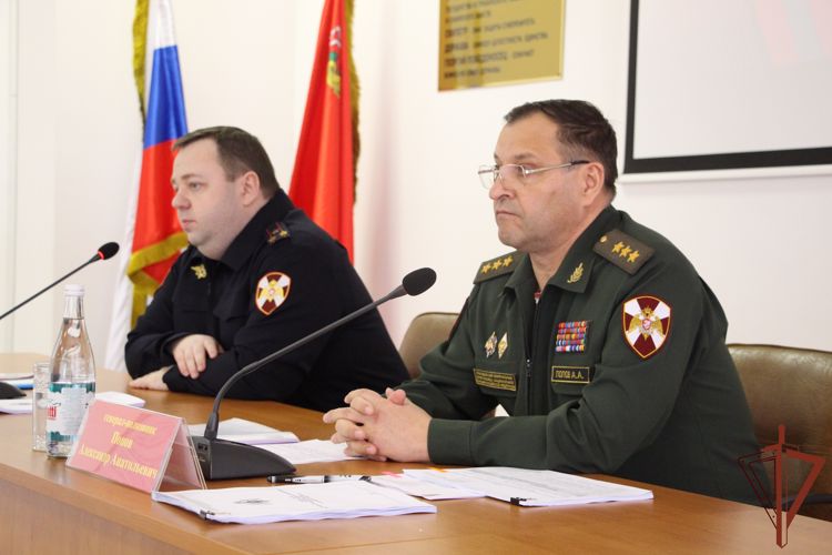 Личному составу Главного управления Росгвардии по Московской области представили нового руководителя