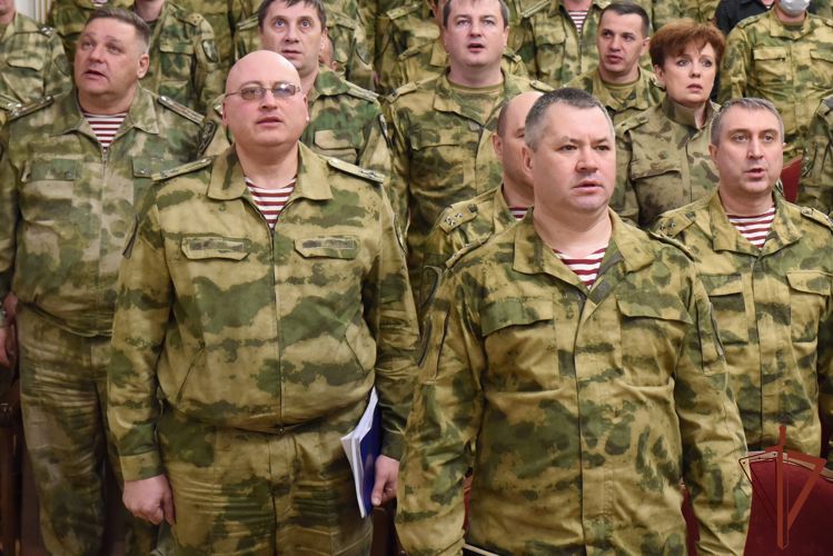 В Сибирском округе Росгвардии прошли мероприятия в поддержку специальной военной операции по защите жителей Донбасса