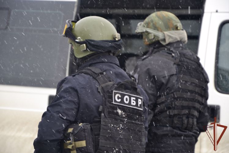 При содействии челябинского СОБР Росгвардии задержан подозреваемый в реабилитации нацизма (видео)