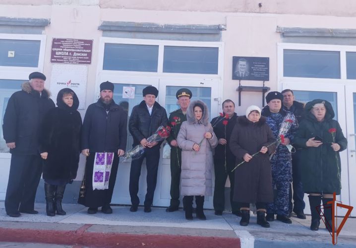 Память погибшего воина правопорядка почтили в Липецкой области 