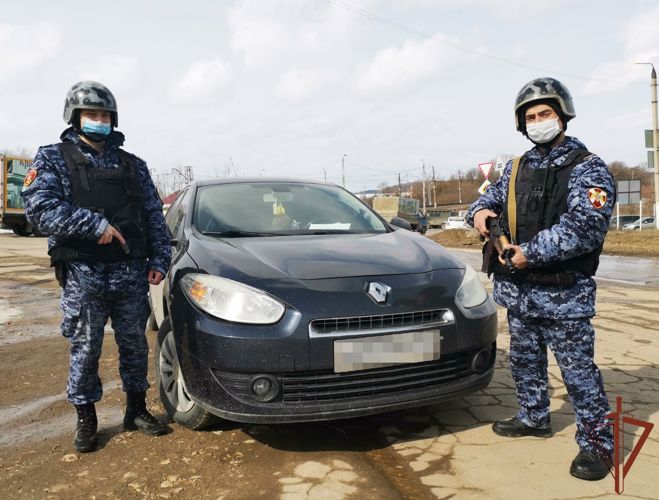 Сотрудники Росгвардии разыскали пропавший автомобиль в Тульской области