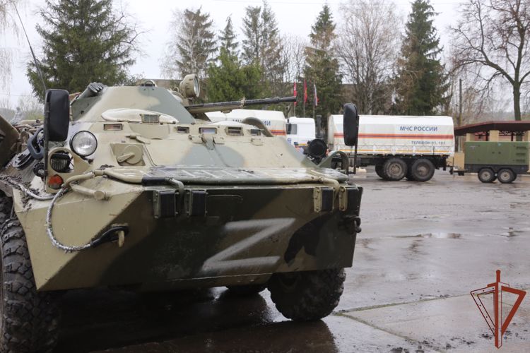 Росгвардейцы обеспечили доставку 70 тонн гуманитарной помощи на север Харьковской области