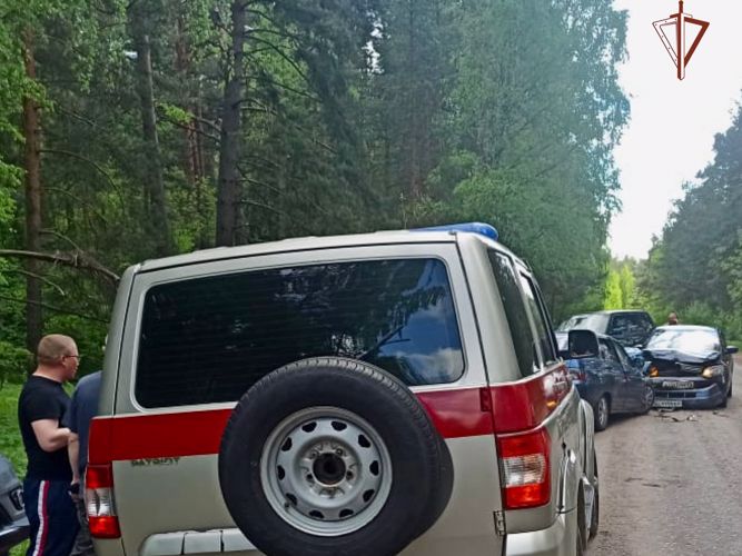 Бойцы ОМОН оказали медпомощь пострадавшей в ДТП женщине в Тверской области