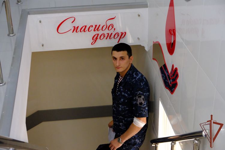 Росгвардейцы Дагестана стали участниками донорского марафона