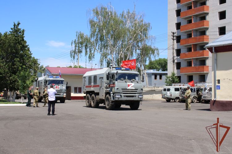 В Карачаево-Черкесии встретили росгвардейцев, выполнивших задачи вне пунктов постоянной дислокации