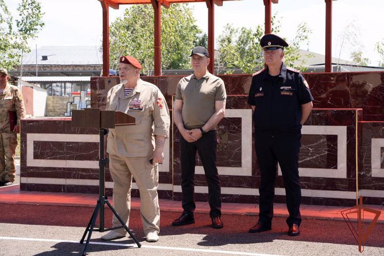 В Карачаево-Черкесии встретили росгвардейцев, выполнивших задачи вне пунктов постоянной дислокации