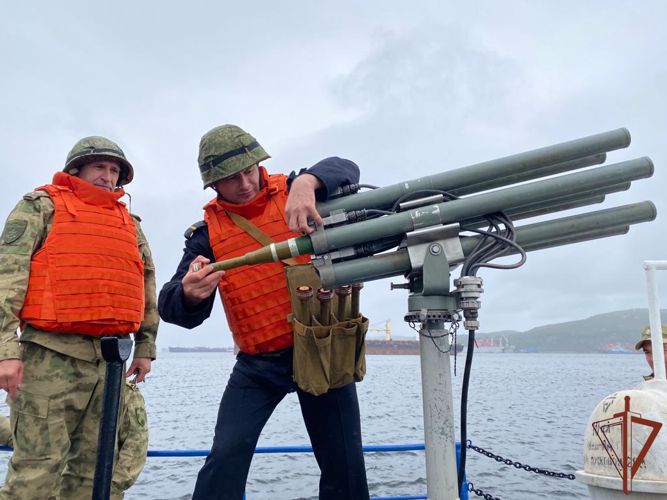  В акватории Кольского залива прошли боевые стрельбы морского отряда Росгвардии 