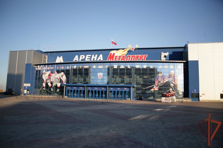 Росгвардия обеспечила правопорядок матча КХЛ в Магнитогорске