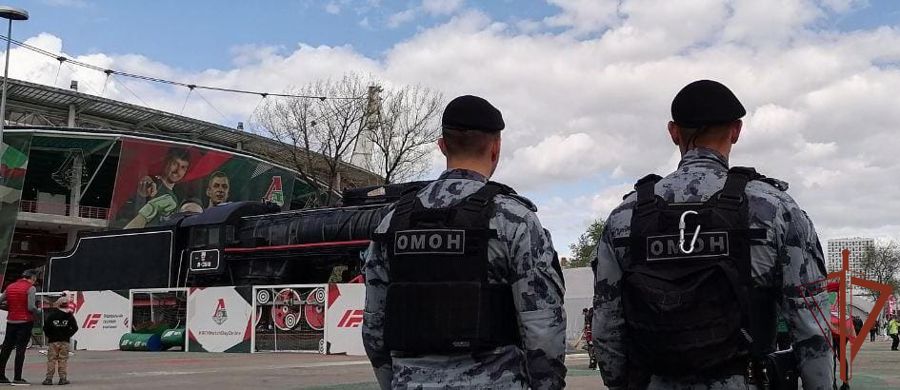 Росгвардия обеспечила правопорядок на матче «Локомотив» – «Динамо» в Москве
