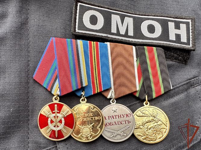 Бойцам ОМОН Росгвардии – участникам спецоперации вручили медали в Волгограде