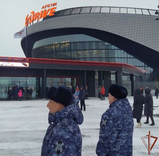 Правопорядок на матчах КХЛ в Омске обеспечили сотрудники Росгвардии