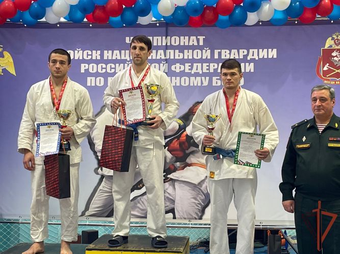 Росгвардейцы с Северного Кавказа успешно выступили на ведомственном чемпионате по рукопашному бою