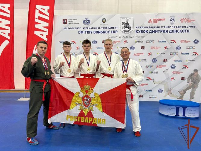 Кадеты Росгвардии победили в спортивных соревнованиях