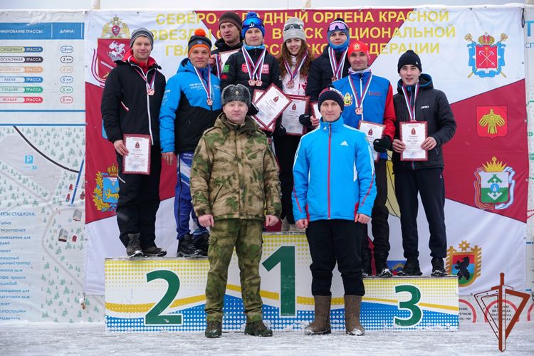 В Архангельской области разыграли 14 комплектов медалей чемпионатов Северо-Западного округа Росгвардии