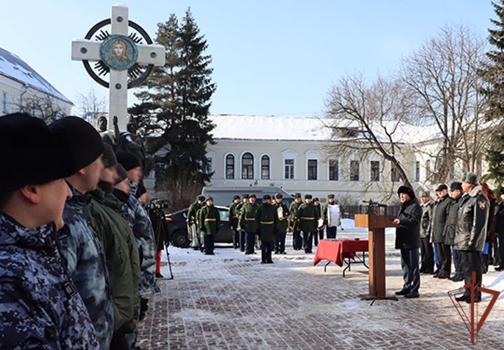 В Центральном округе Росгвардии проходят тематические мероприятия ко Дню защитника Отечества