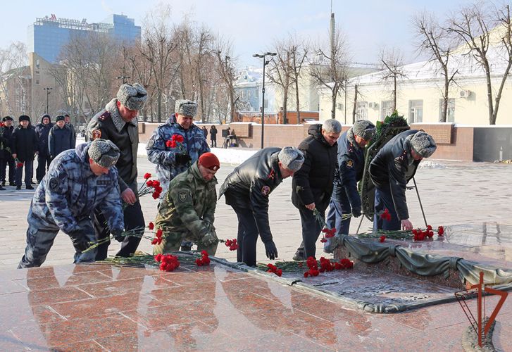 В Центральном округе Росгвардии проходят тематические мероприятия ко Дню защитника Отечества