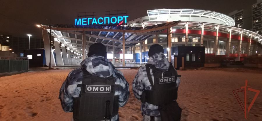 Росгвардия обеспечила безопасность проведения матчей КХЛ в Москве