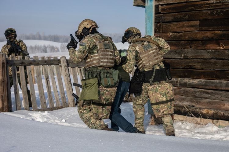 Тренировки СОБР «Тулпар»