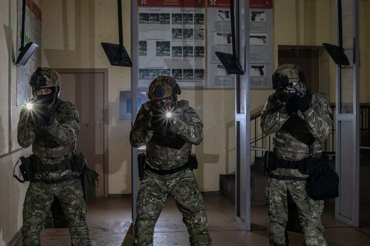 Тренировки СОБР «Тулпар»