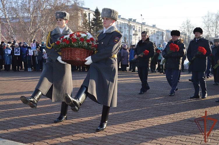 В Сибирском округе Росгвардии прошли мероприятия по случаю 80-летия победы в Сталинградской битве