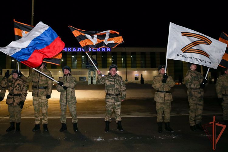 В Москве торжественно встретили спецназовцев Росгвардии – участников международных соревнований «UAE SWAT Challenge-2023»