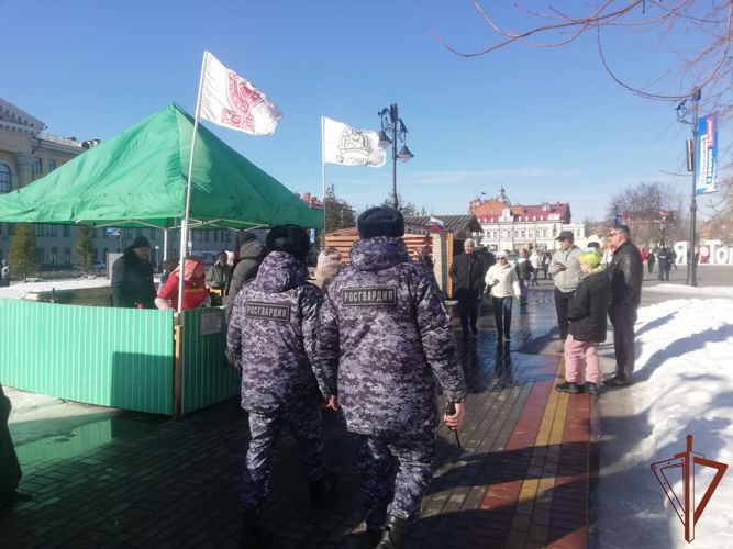 Росгвардия обеспечила безопасность мероприятий акции «Крымская весна» в Сибири