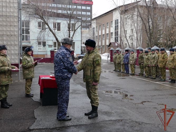 Торжественные мероприятия, посвящённые Дню Росгвардии, прошли в Сибири