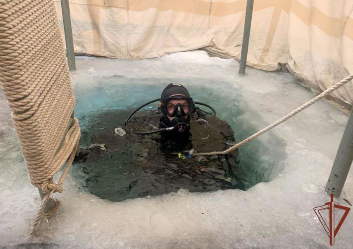 Сбор с личным составом водолазных подразделений завершился в морском отряде Уральского округа Росгвардии  