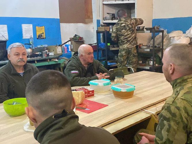 Губернатор Костромской области навестил росгвардейцев, находящихся в зоне проведения СВО