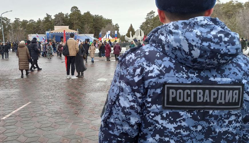 Росгвардия на Урале обеспечила безопасность праздничных мероприятий в рамках акции «Крымская весна»