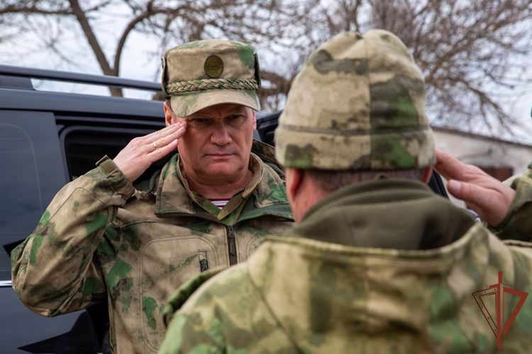 Генерал-полковник Алексей Беззубиков совершил целевой выезд в Южный округ войск национальной гвардии и зону проведения специальной военной операции