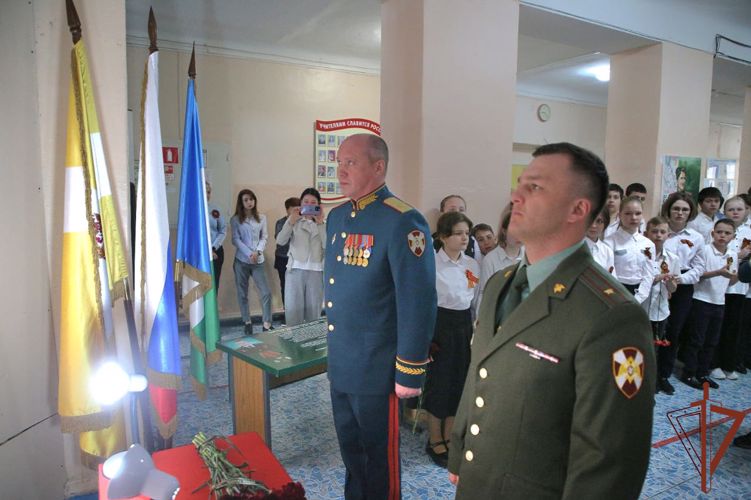Память офицера Росгвардии увековечена в Железноводске