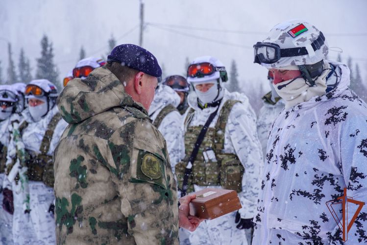 Международные тактико-специальные занятия подразделений спецназа Росгвардии и МВД Республики Беларусь состоялись в Мурманской области