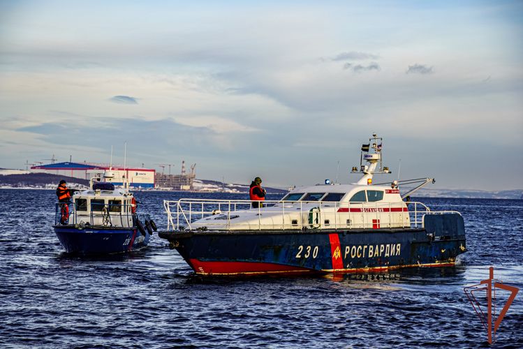 Морской отряд Северо-Западного округа Росгвардии провел противодиверсионные учения (видео)