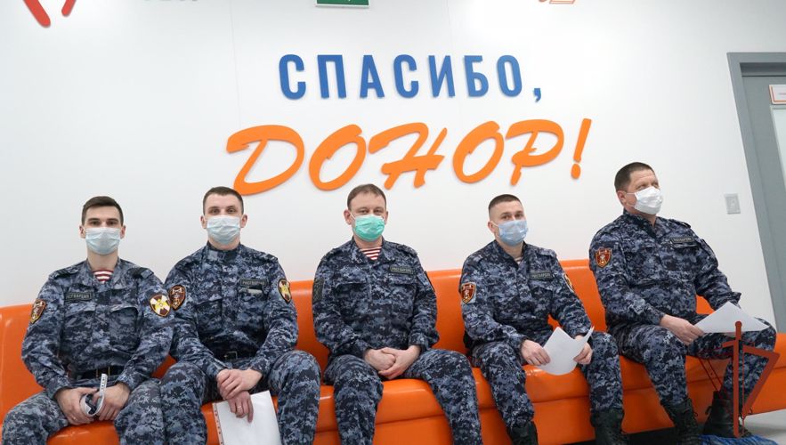 Росгвардейцы  в Кирове стали донорами плазмы крови