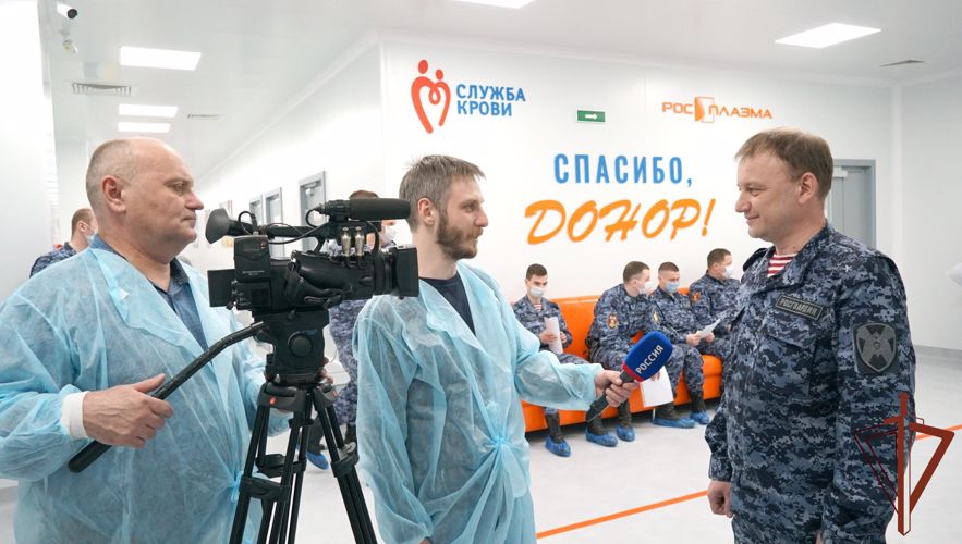 Росгвардейцы  в Кирове стали донорами плазмы крови