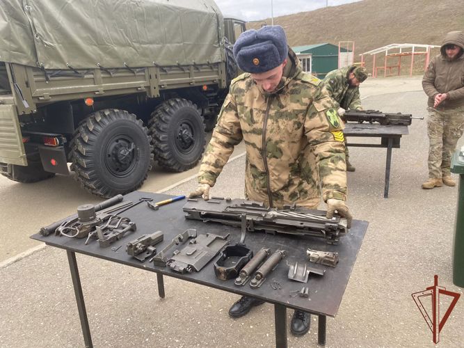 Курсанты Пермского военного института Росгвардии прошли стажировку в Чеченской Республике