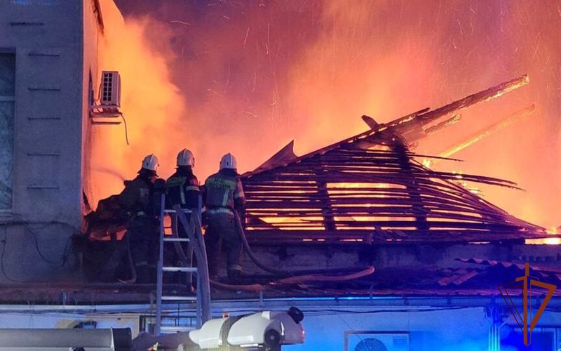Оперативные действия росгвардейцев способствовали ликвидации крупного пожара в Симферополе