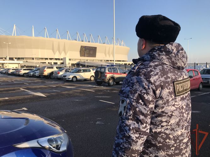 Росгвардия обеспечила безопасность футбольного матча РПЛ в Ростове-на-Дону
