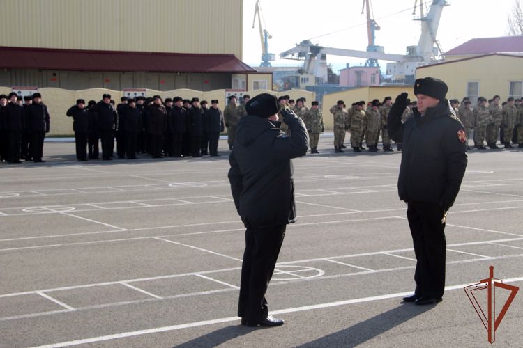 Морские подразделения Южного округа Росгвардии отметили профессиональный праздник