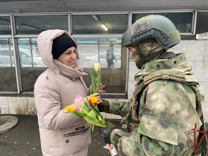 Праздничные мероприятия приуроченные 8 Марта прошли в Сибирском округе Росгвардии