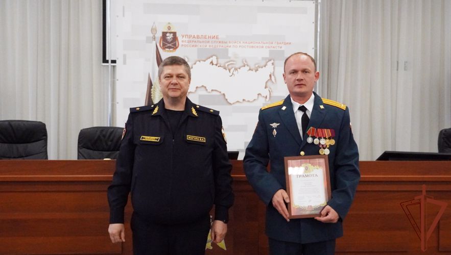 В Южном округе проведены торжественные мероприятия ко Дню Росгвардии