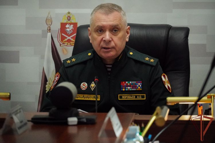 Заседание военного совета Северо-Западного округа Росгвардии состоялось в Санкт-Петербурге