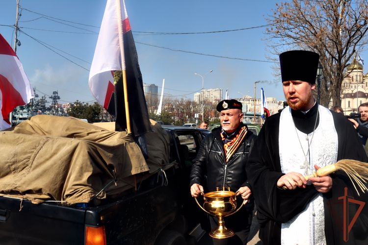 Ветераны Росгвардии отправились в автопробег Владивосток - Донецк «Дорога к Победе»