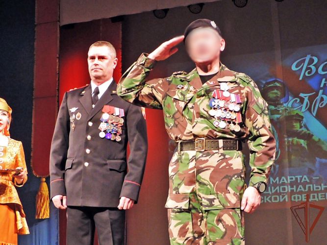 Торжественные мероприятия, посвященные юбилеям со Дня образования спецподразделений Росгвардии, прошли в Сибири